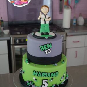 Pastel de Ben 10 con nombre