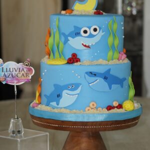 Pastel de Baby Shark