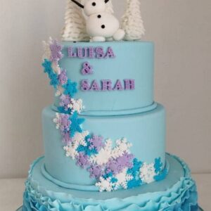 Pastel de Olaf de Frozen